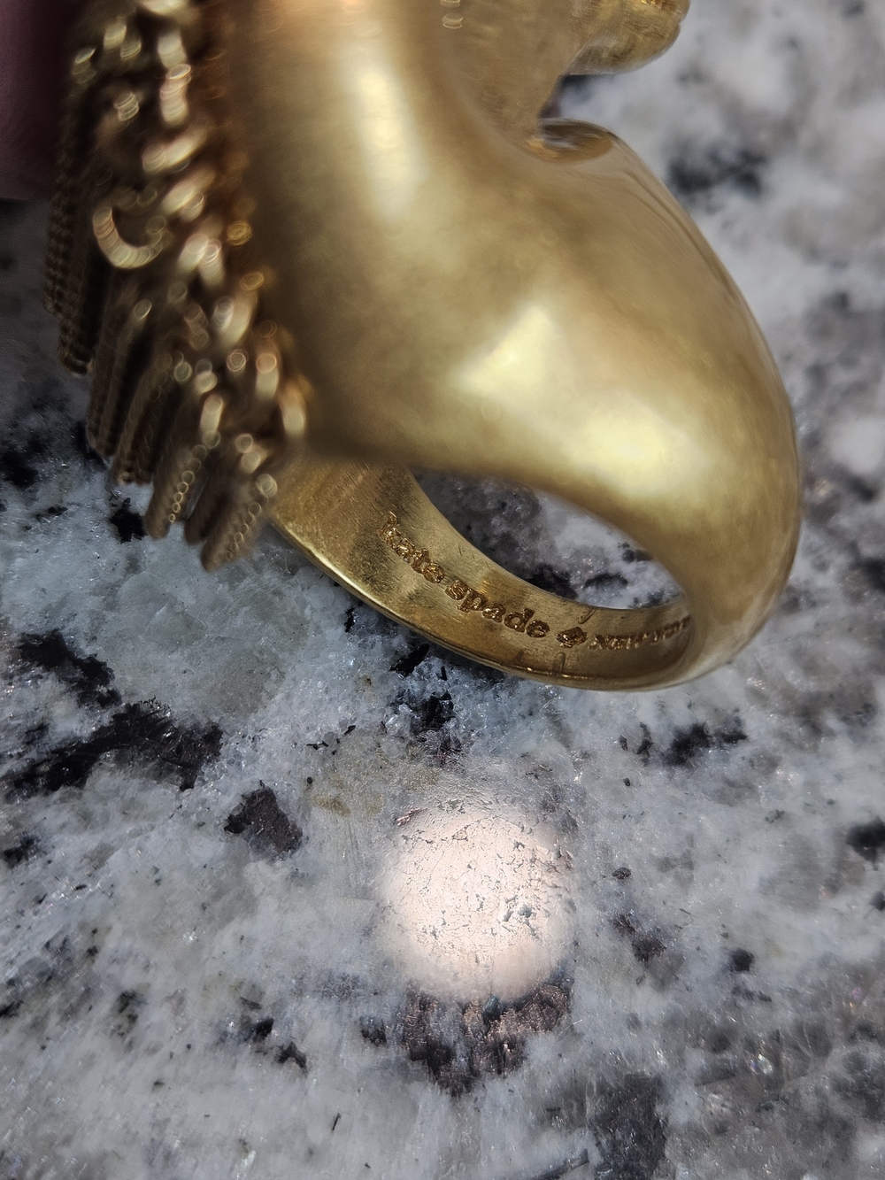Kate Spade New York Wild Ones Horse Ring Size 5 - Picture 3 of 4